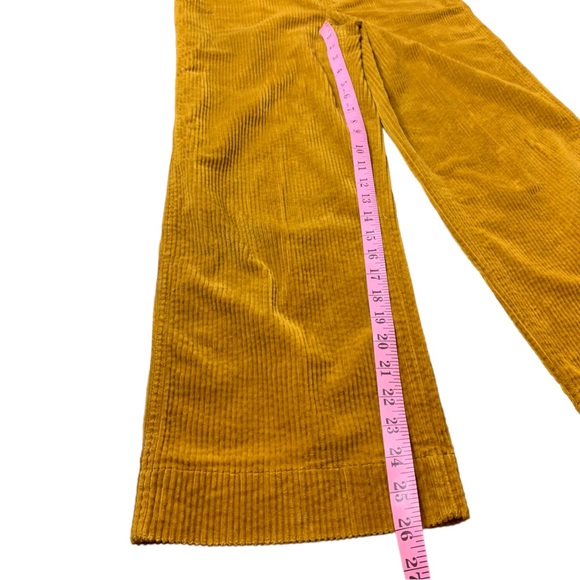Madewell Cropped Wide-Leg Golden Corduroys Sz 26 - Picture 8 of 14